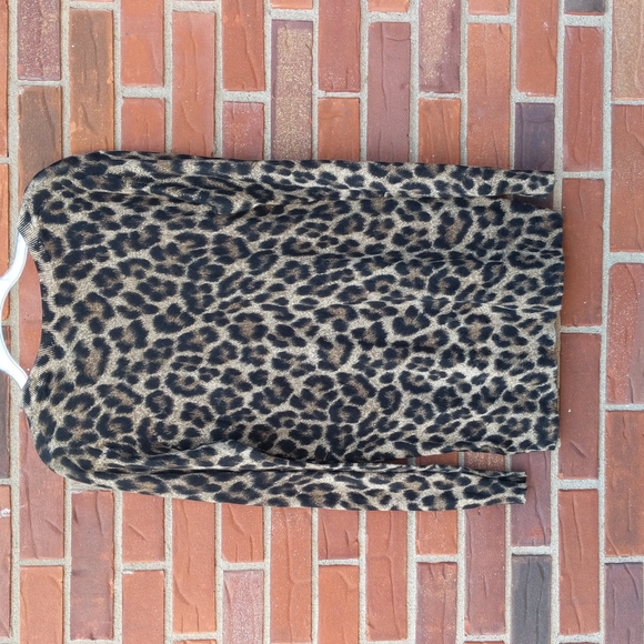 Michael Kors leopard V-neck sweater - Picture 4 of 5